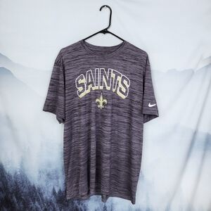 Nike New Orleans Saints NFL Velocity Dri-Fit T-Shirt Large NWT The Nike Tee